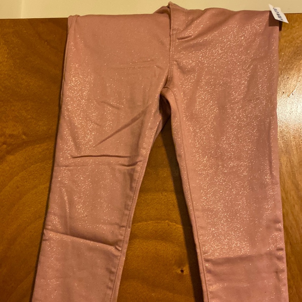 Girls Okd navy Shimmer Pants